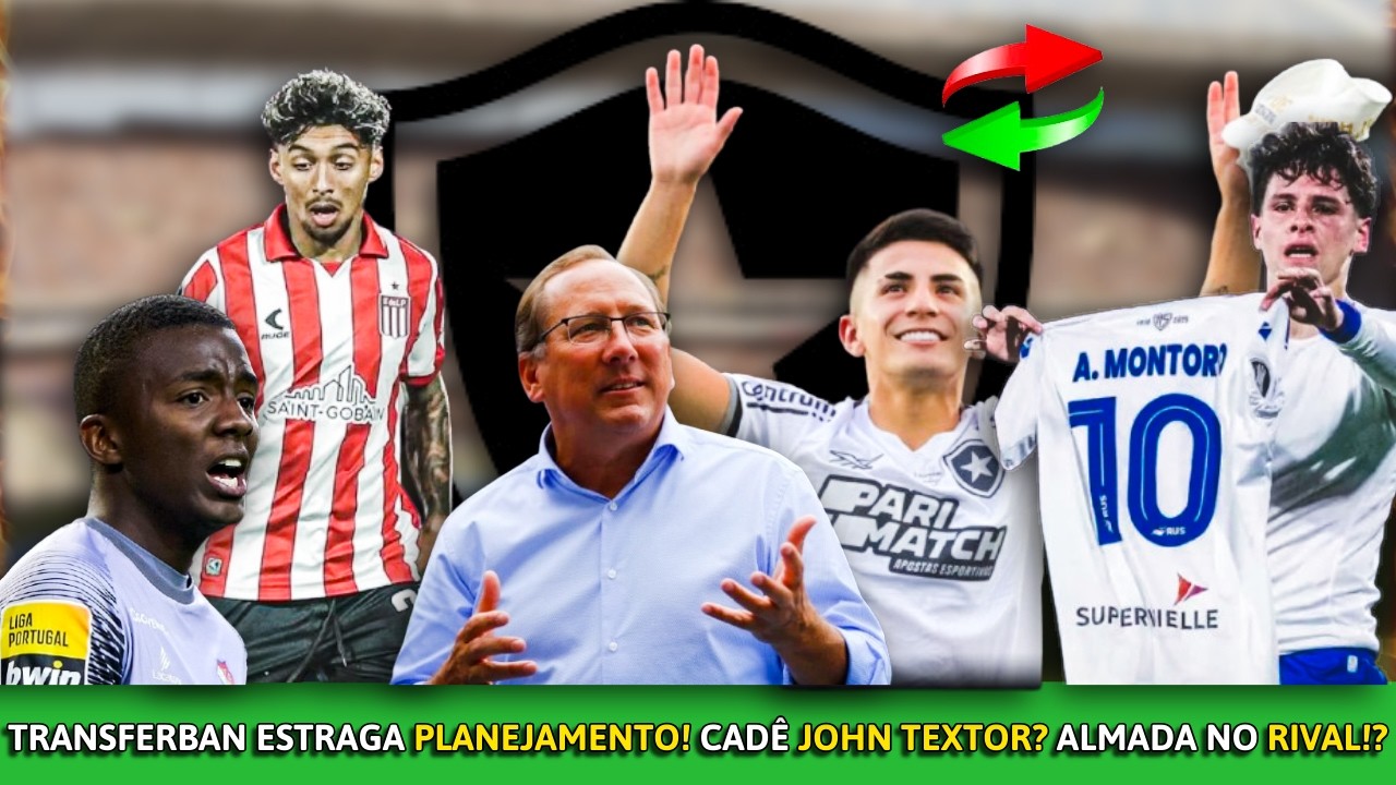 TEXTOR SOB PRESSÃO: ENQUANTO O BOTAFOGO TRAVA, RIVAIS SE REFORÇAM! O QUE ESTÁ ACONTECENDO?