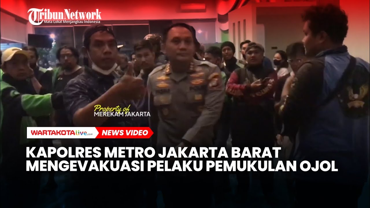 Keren Banget! Detik-detik Kapolres Metro Jakbar Turun Langsung Tangkap Pelaku Pemukul Ojol