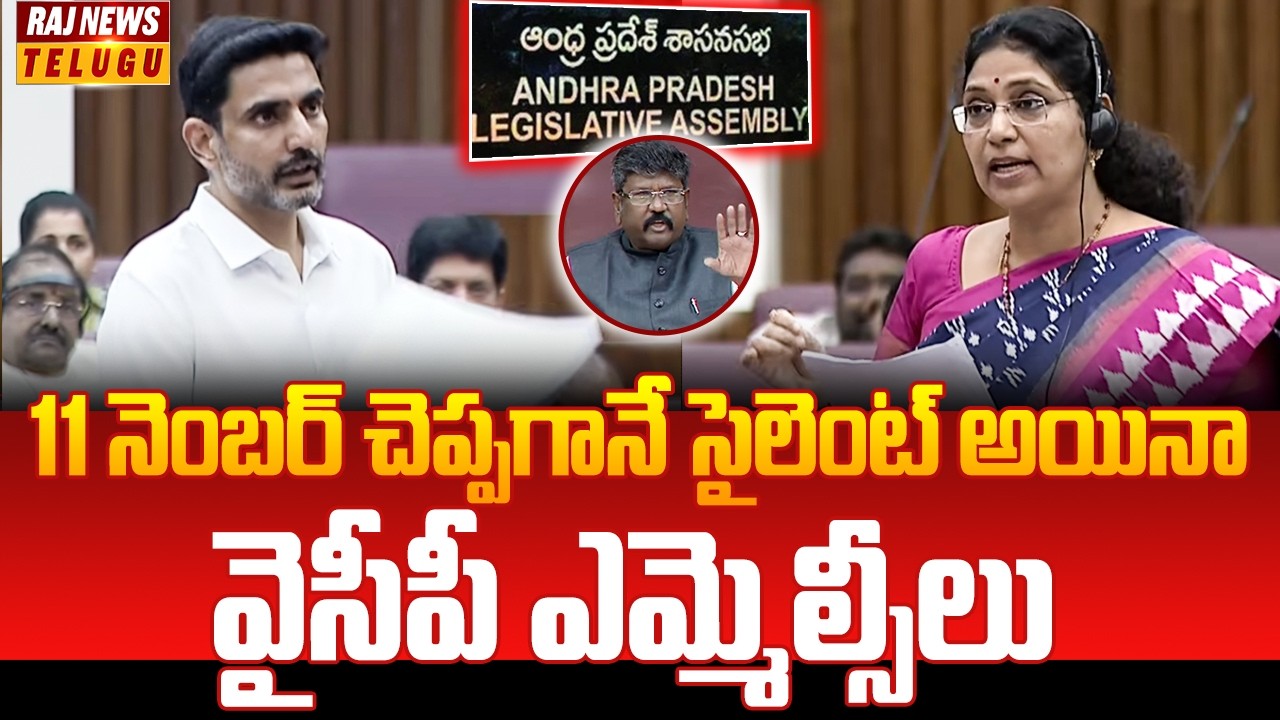 11 నెంబర్ చెప్పగానే సైలెంట్ అయినా వైసీపీ ఎమ్మెల్సీలు  | AP Legislative Council | Nara Lokesh Fire