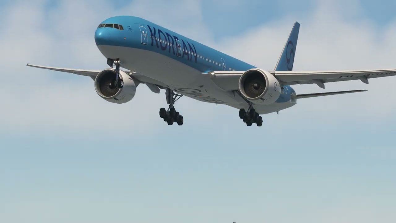 [MSFS2020] 대한항공 NEW LIVERY 🐟 등푸른 777 나고야-인천