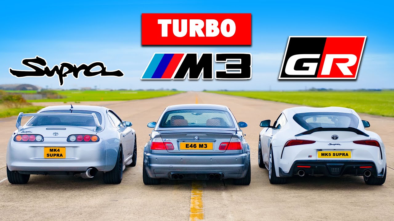 Кто победит в заезде: Тюнингованный M3 против ЛУЧШЕГО Toyota Supra? 