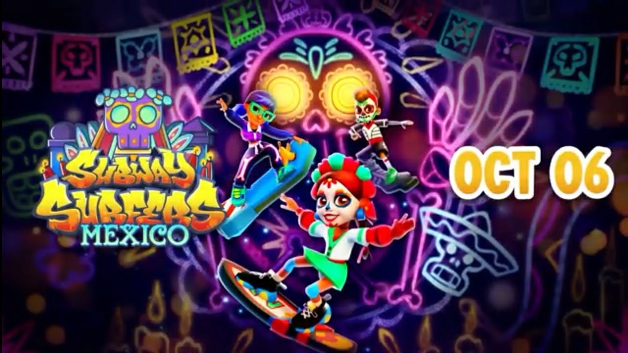 Subway Surfers Mexico (Halloween 2025)🌵🎆🎃🎃 #subwaysurfers #subwaysurfs 