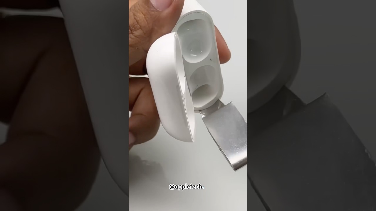 How to open apple AirPod case #airpods #shorts