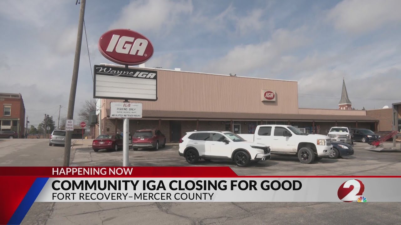 Fort Recovery IGA grocery closing for good