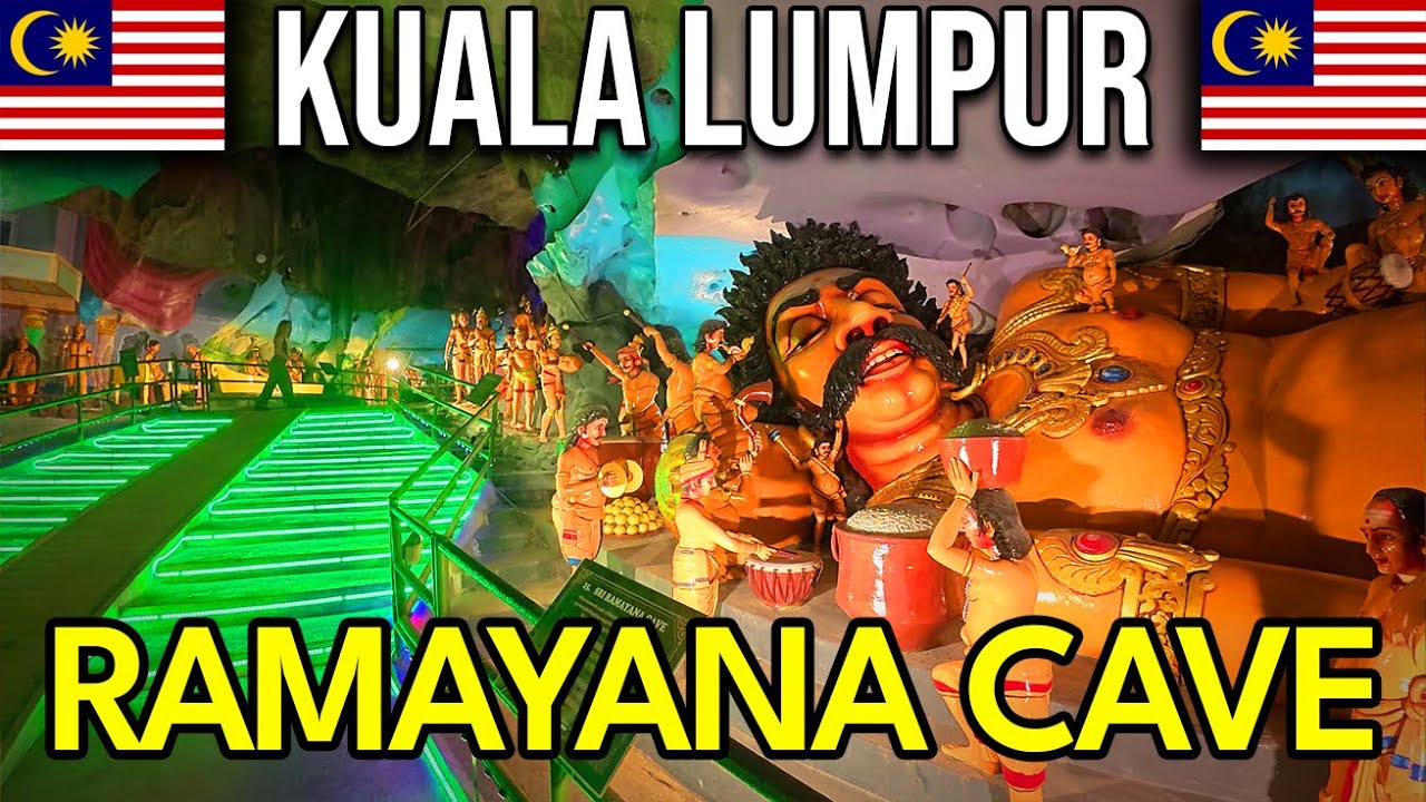 Exploring the Ramayana Cave in Kuala Lumpur | Hidden Temple Cave Walkthrough 🇲🇾