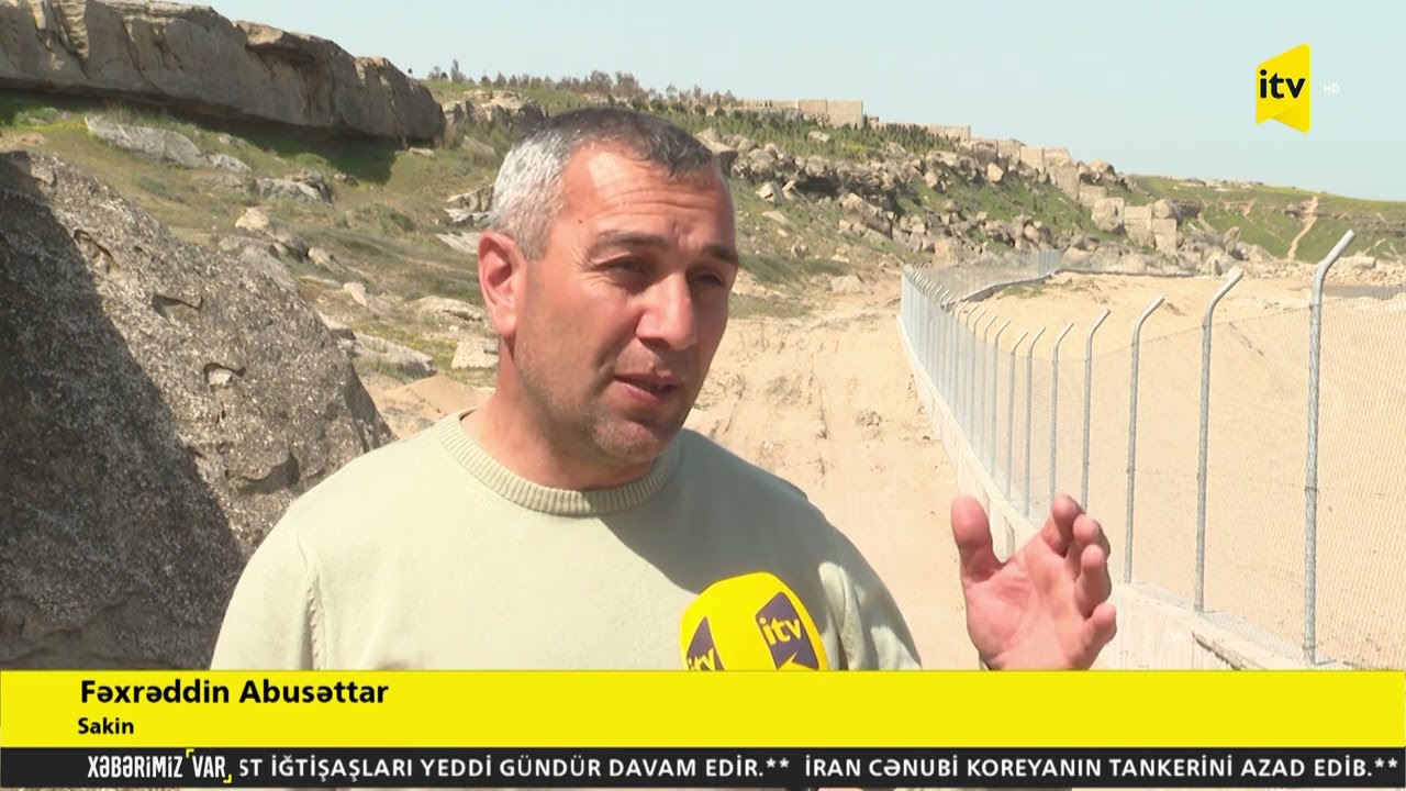 Dübəndi sahilində sakinlər dənizə “dəmir barmaqlıqlar”dan baxır