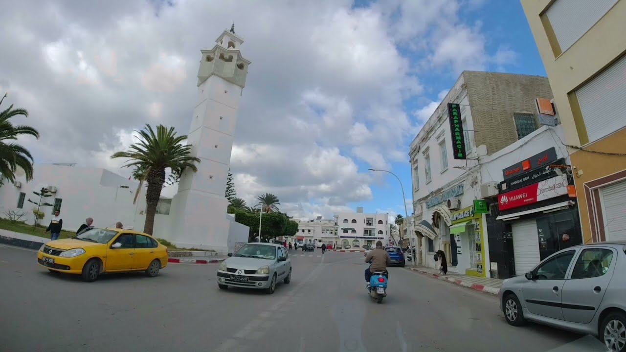 Mahdia 4️⃣k Tunisia streets جولة في مدينة المهدية التونسيه 🇹🇳
