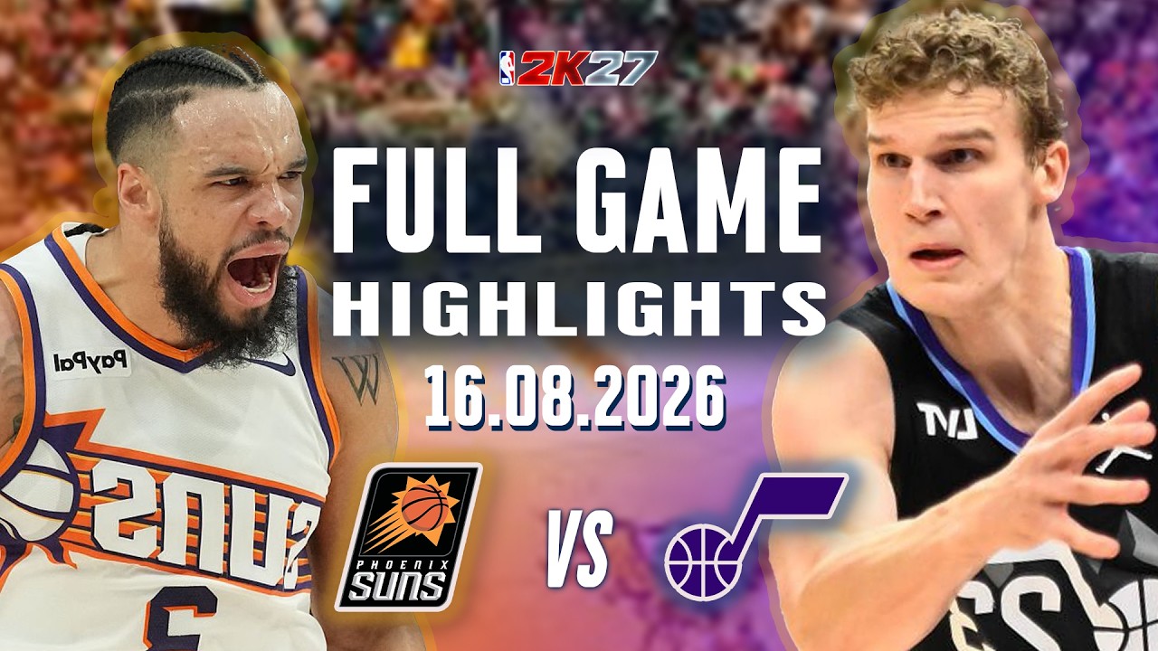 Полный обзор игры Phoenix Suns против Utah Jazz, 16 октября 2026 г., симуляция NBA 2K27