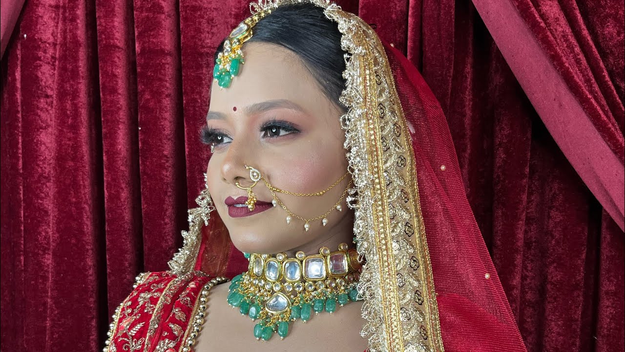 Kajal ki sadi ka makeup 🤗