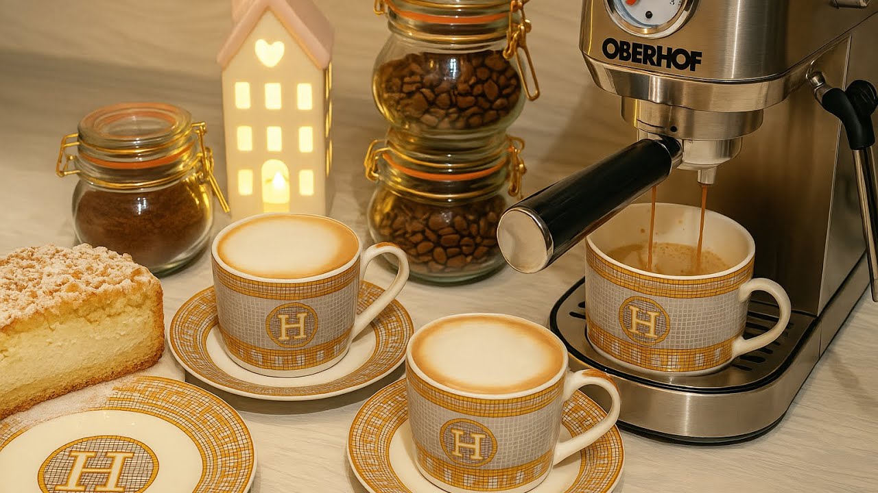 РЕЦЕПТ ТВОРОЖНОГО ПИРОГА С ИЗЮМИНКОЙ ЛИМОНА🍋 ВАРИМ КОФЕ ☕️ OBERHOF🫶 #творожныйпирог #уют #осень