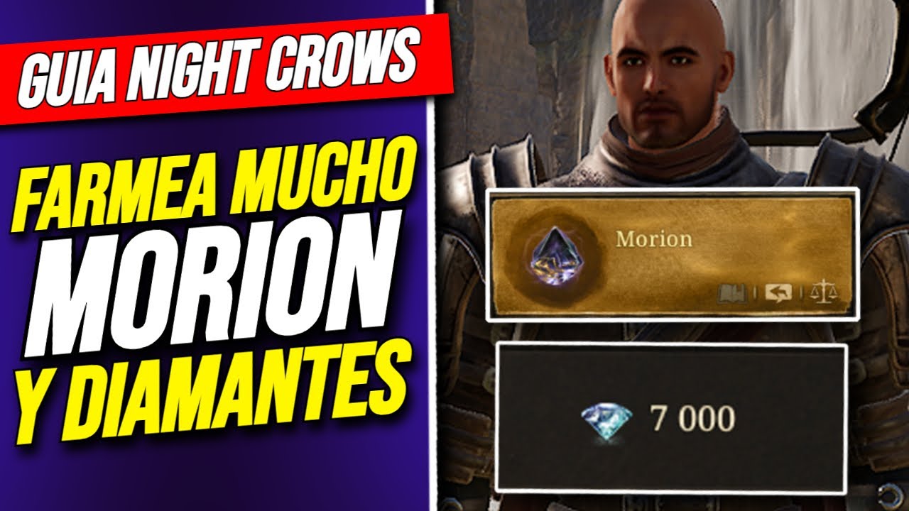 Farmea MORION y DIAMANTES con estos TIPS y craftea tu ARMA AZUL en NIGHT CROWS