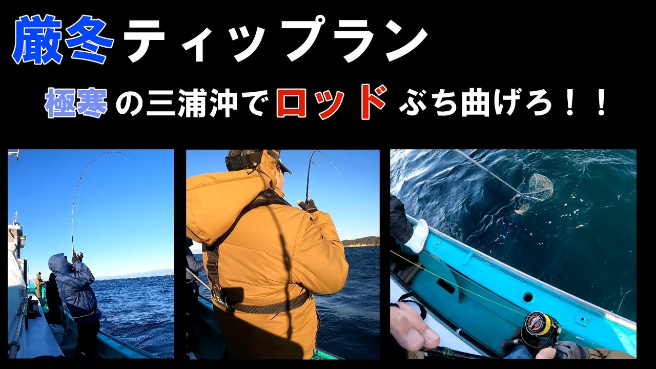 【ティップランエギング】極寒の三浦沖でアオリを探せ！（相模湾☓佐島）