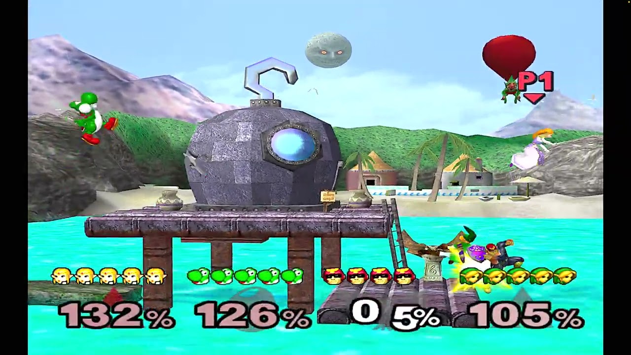 Super Smash Bros Melee - Zelda/Sheik Fights