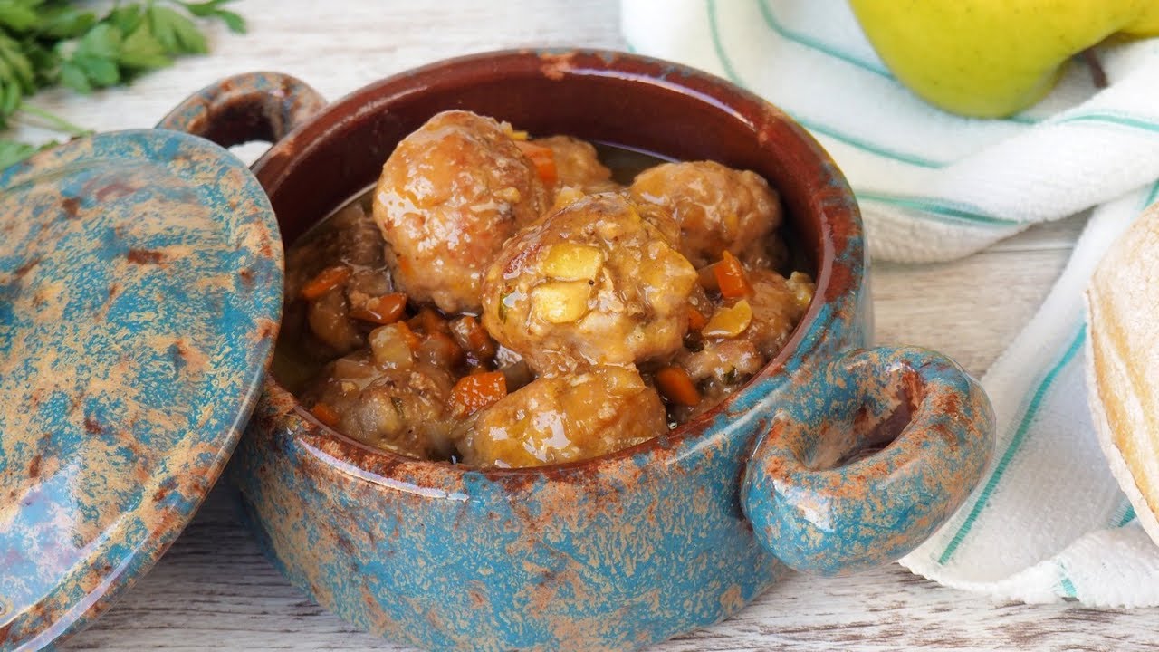 ALBÓNDIGAS DE CERDO IBÉRICO CON MANZANA ¡De Gourmet!