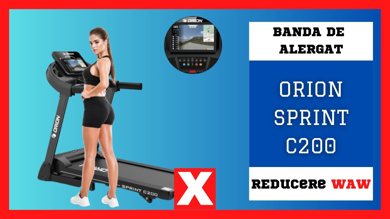 Banda de alergat electrica Orion Sprint C200 - Review complet + Reducere Imensa