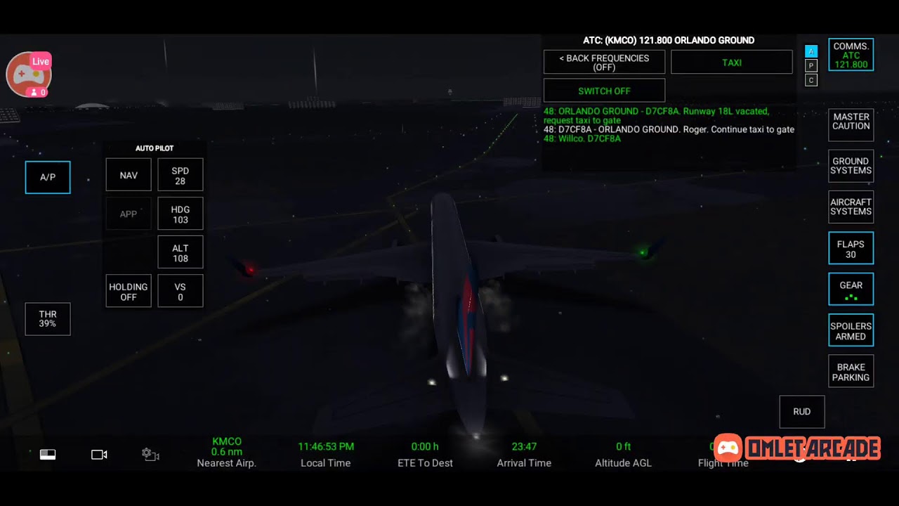 RFS: Delta Airlines Boeing 757-300: Atlanta - Orlando
