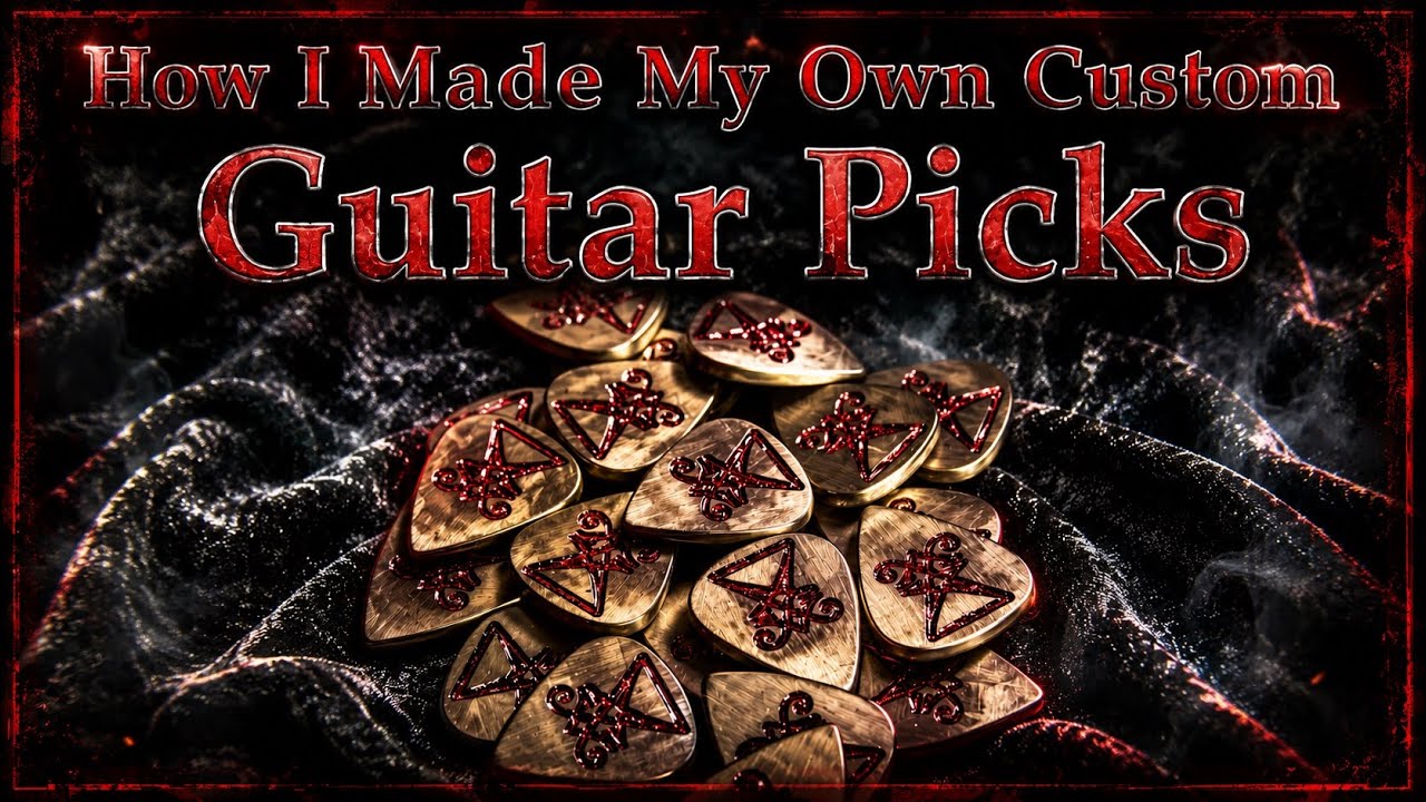 Making the BEST and most EXPENSIVE polymer guitar pick / plectrum EVER made. The pick of destiny!