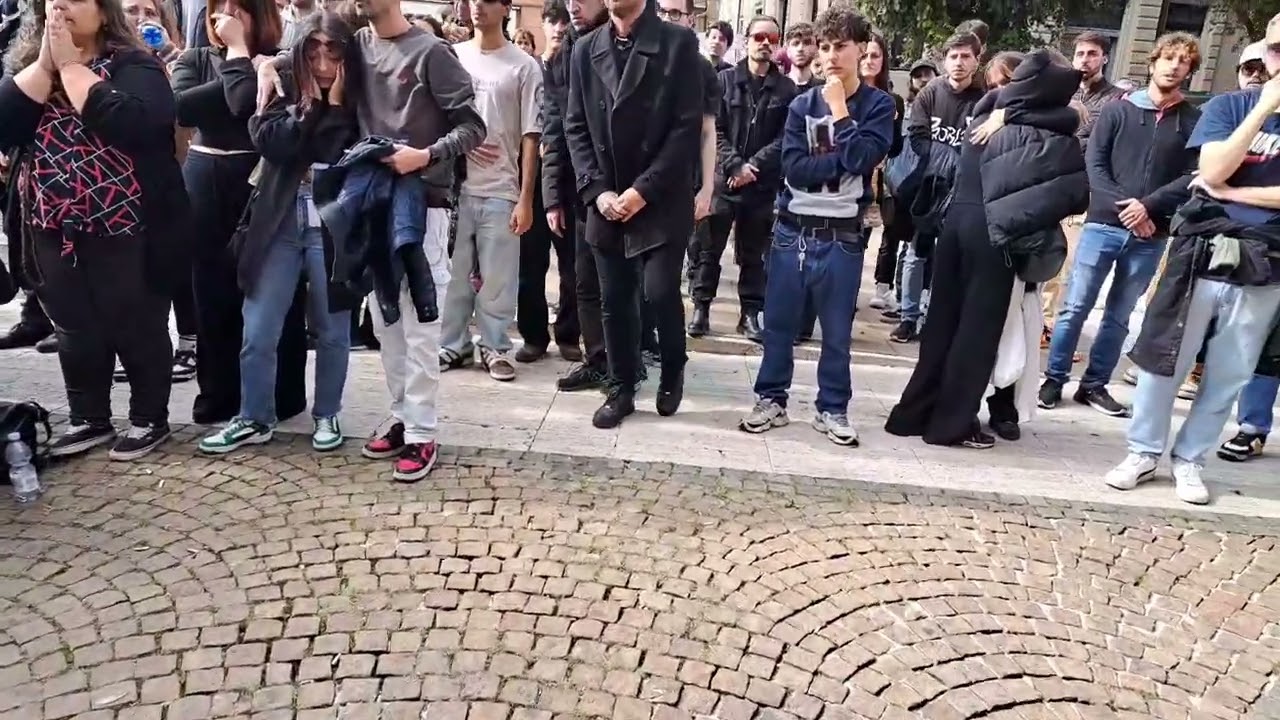 Rieti. Funerali di Giacomo Marchioni, in arte Problem. @micdal100