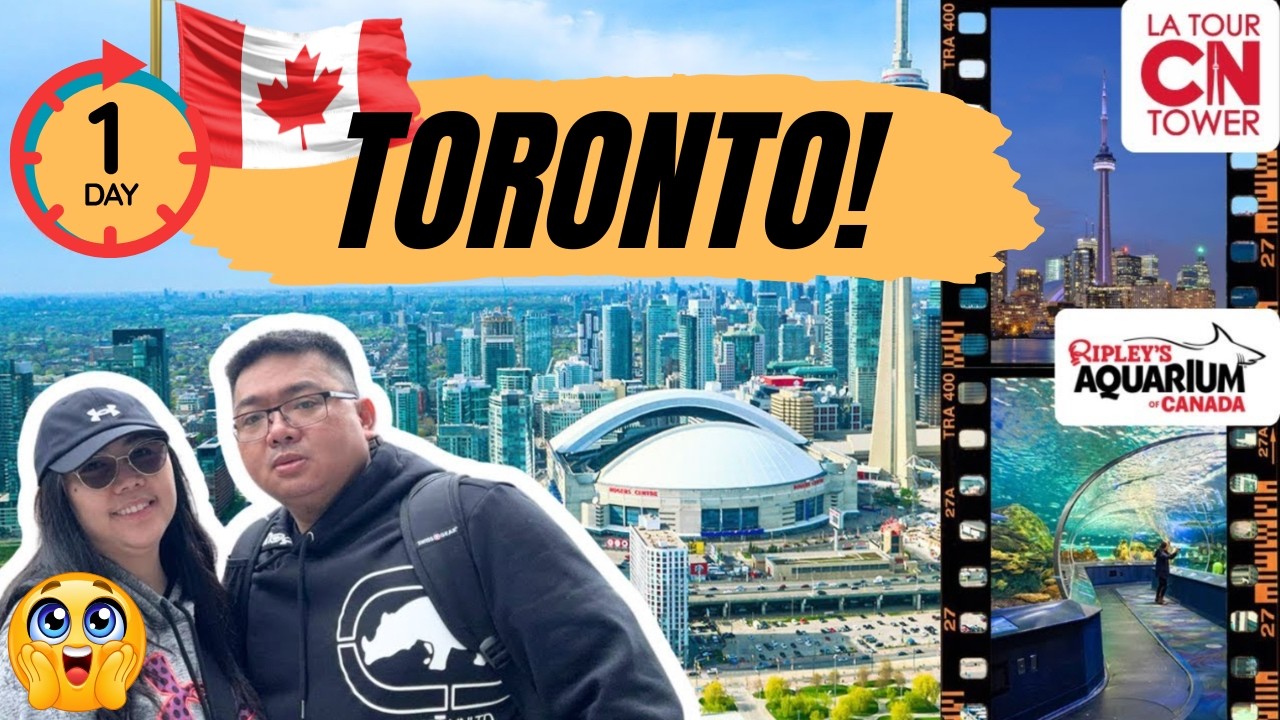 Punta tayo sa Toronto, Ontario Canada with CN Tower and Ripley's Aquarium | JAG AND TALA