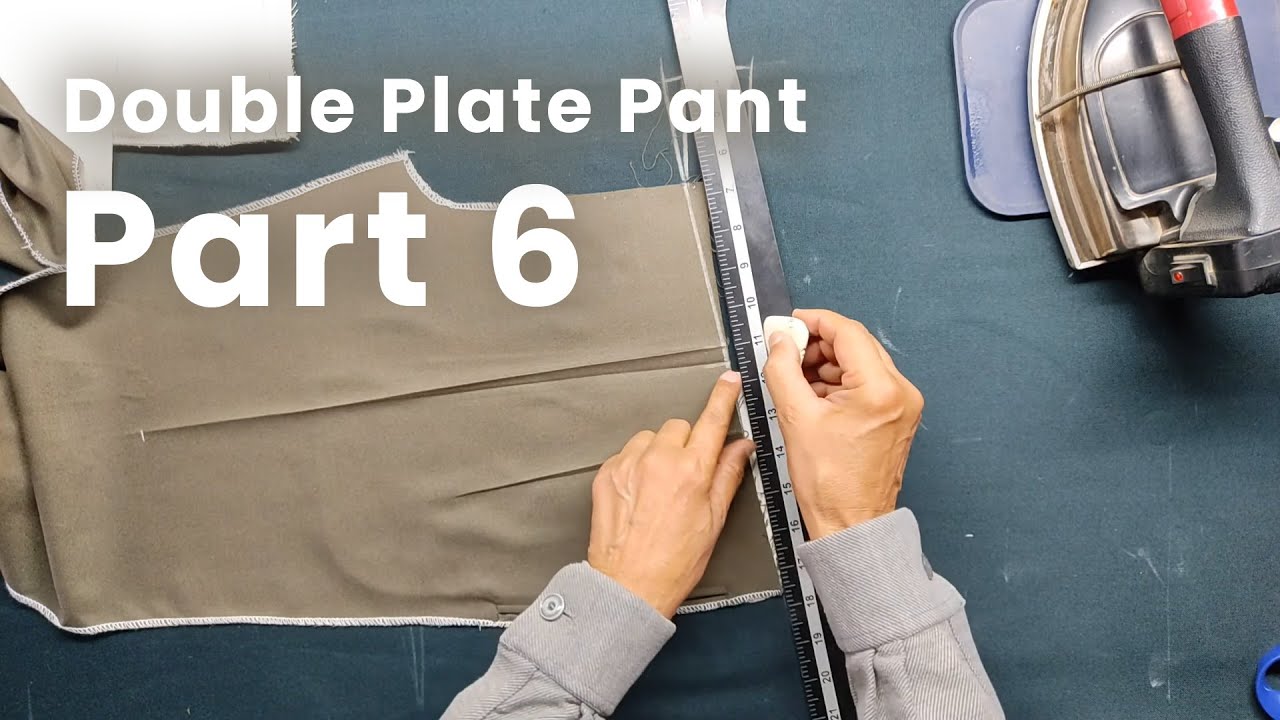 Gents pant cutting and stitching | Double plate pant cutting | Double Pleat Pant cutting