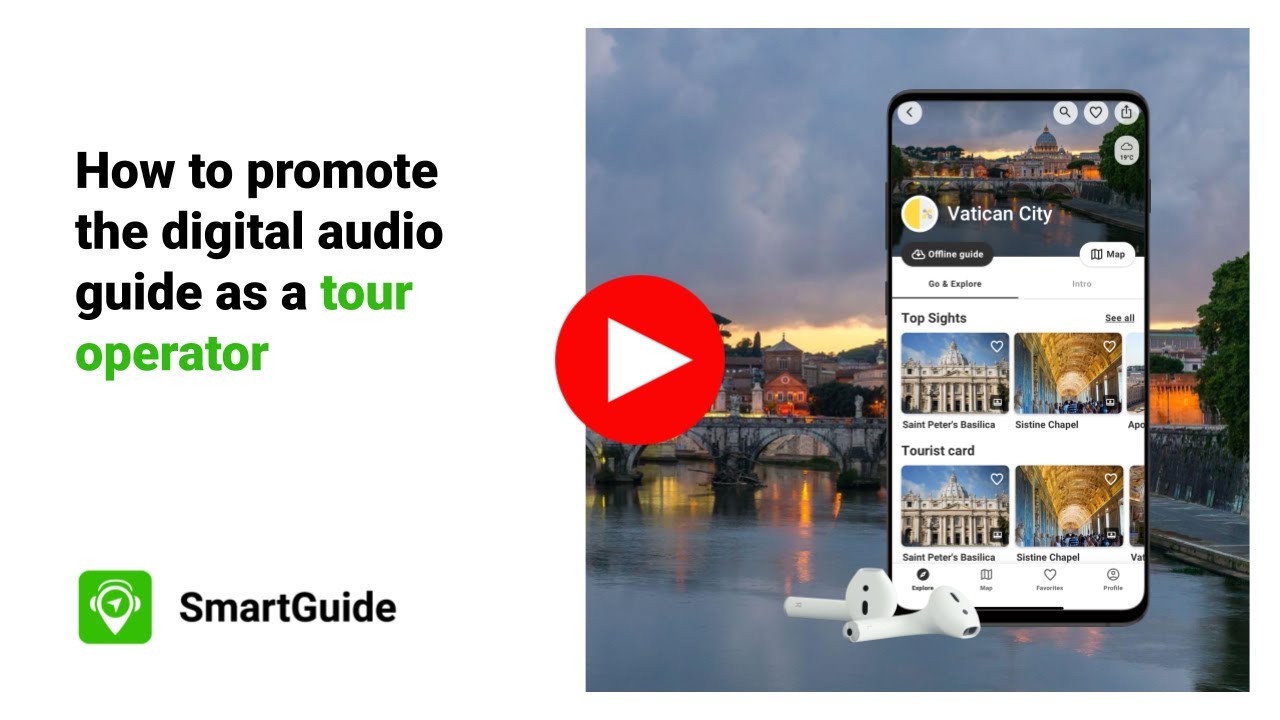 How to promote the digital audio guide as a tour operator