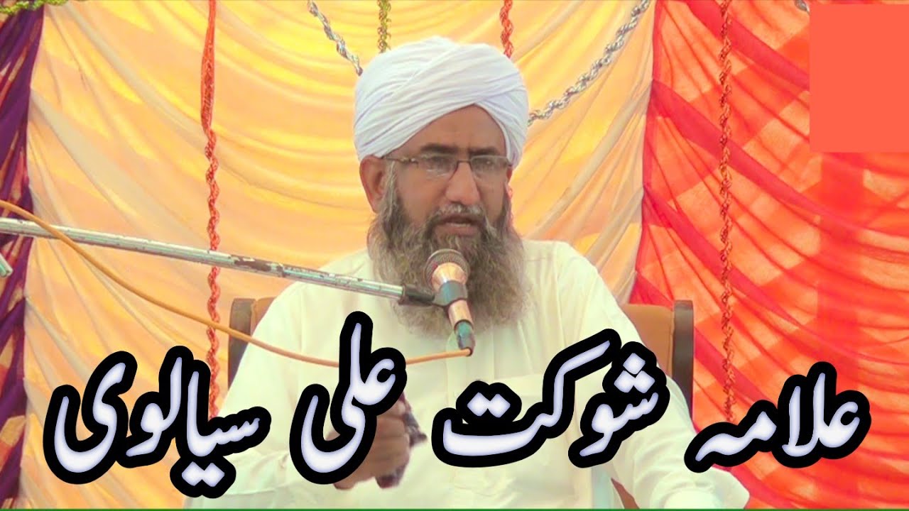 Allama Shaukat Siyalvi Bayan | Mufti Shaukat Sialvi | Allama Shokat Sialvi Speech | Shokat Sialvi