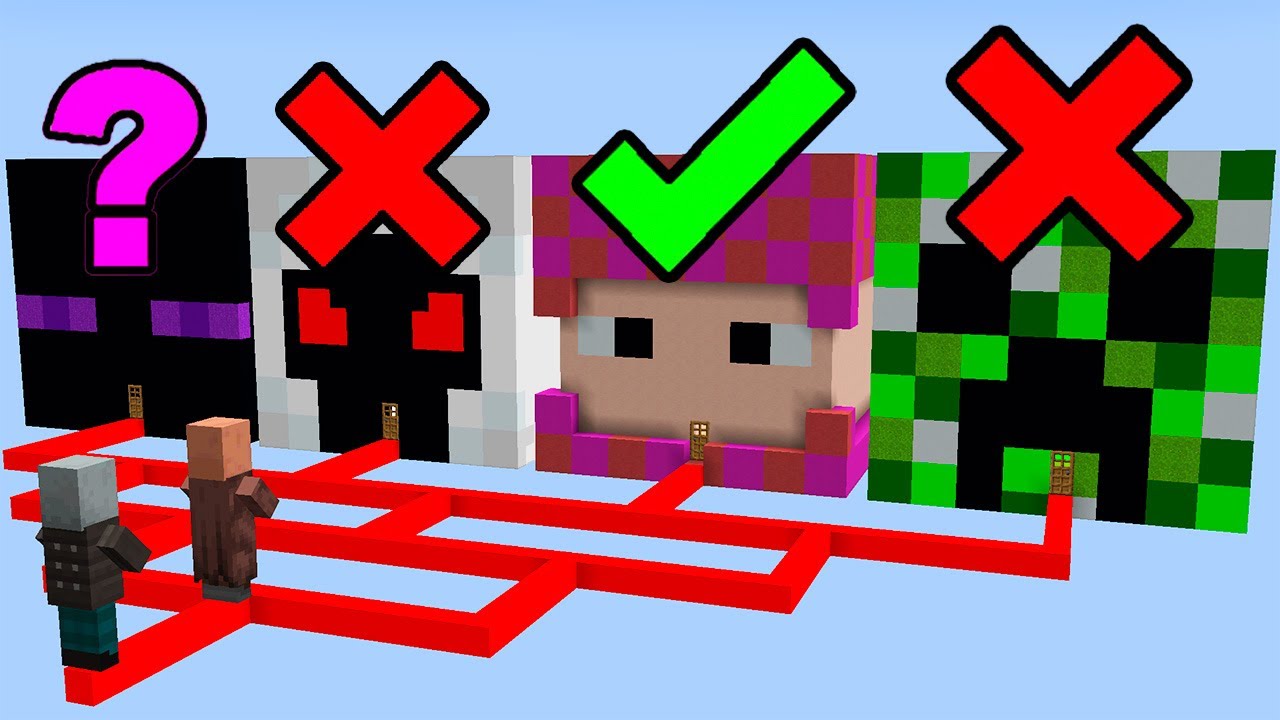 which boss house will villager choose?