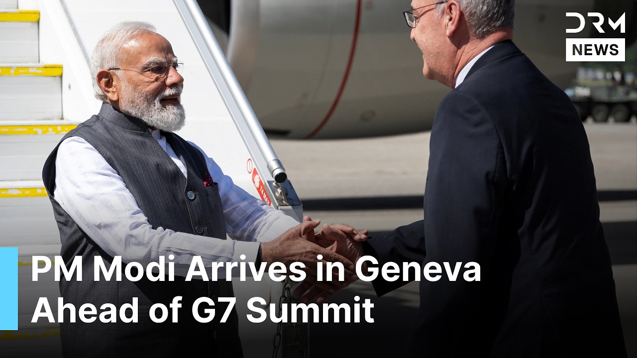 BREAKING: India's PM Modi Arrives in Geneva Ahead of G7 Summit in High-Stakes France Talks | AC1B