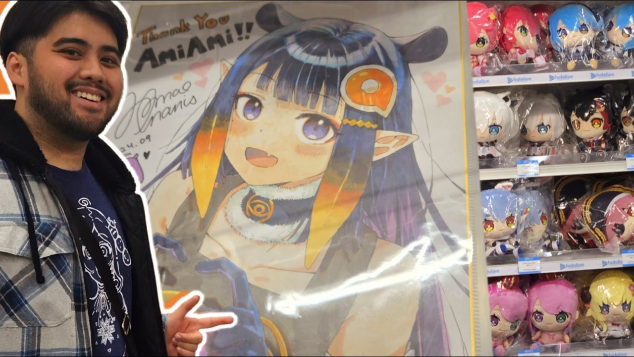 Покупка товаров HOLOLIVE в АКИХАБАРЕ - Ninomae Ina'nis AmiAmi