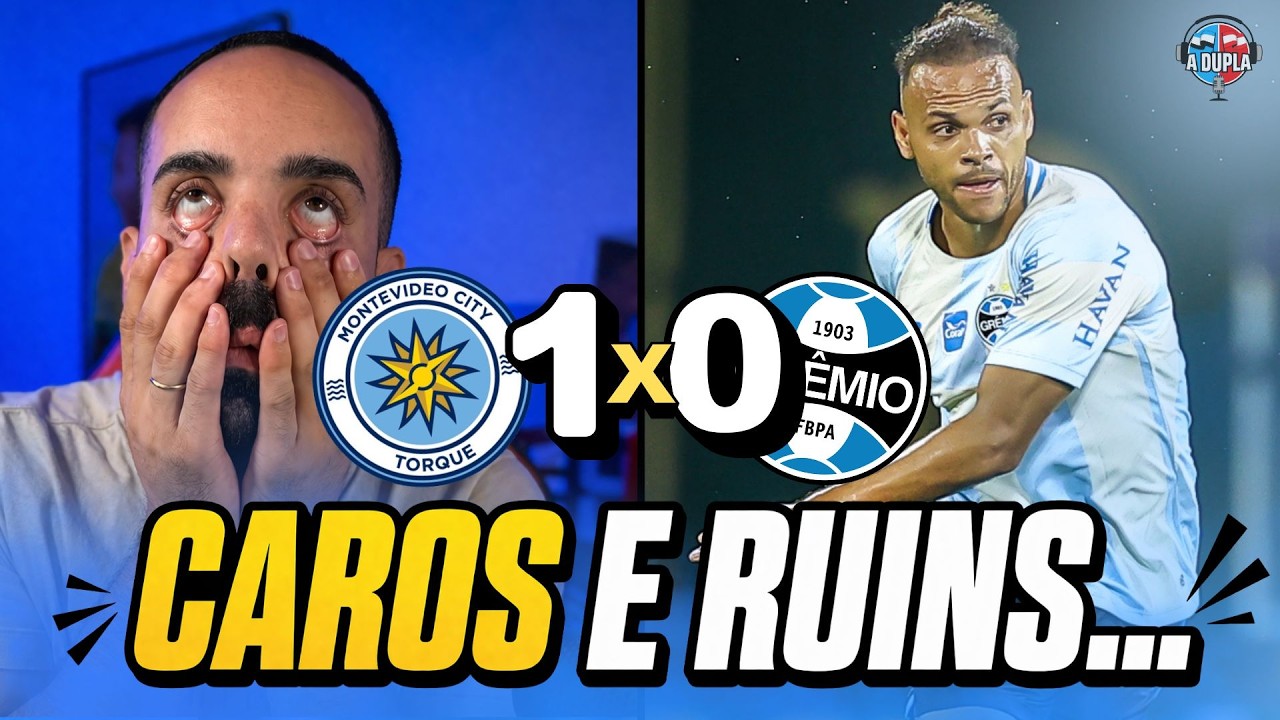 🔵⚫️ Gr&ecirc;mio 0x1 City Torque: Caros e fracos | Perde gols e &eacute; punido | Colapso no 2T | Derrota justa