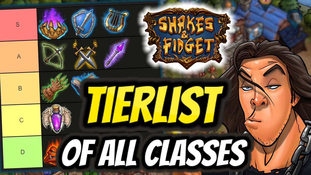TIERLIST OF ALL SHAKES AND FIDGET CLASSES !!! - KTER&Aacute; CLASSA JE NEJLEP&Scaron;&Iacute; ???