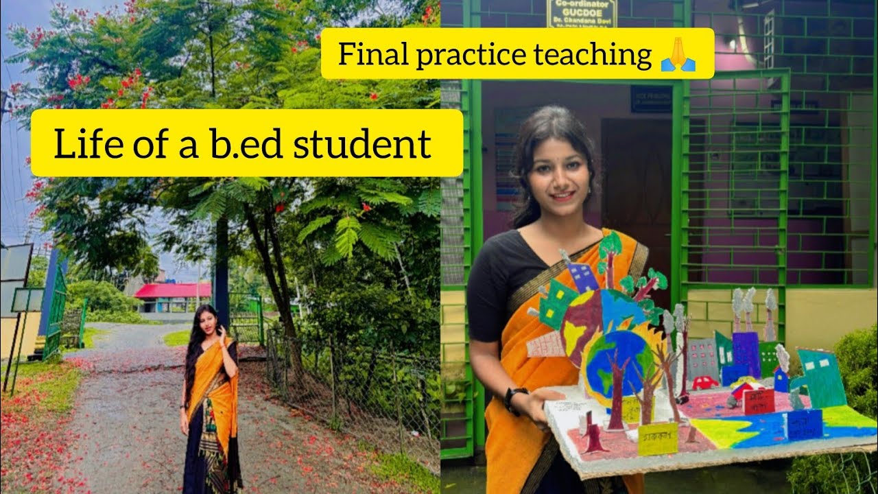 Life of a B.Ed student😧 final practice teaching #vlog #trending #school #students#schoollife