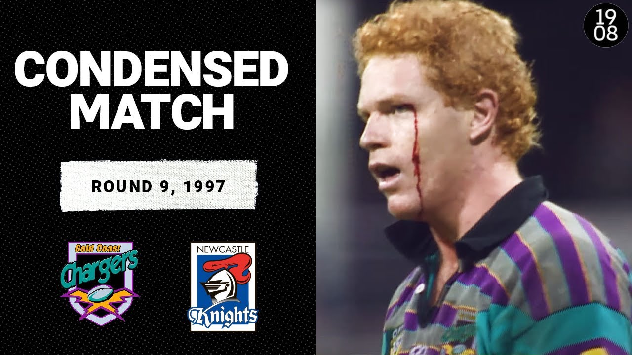 Gold Coast Chargers vs. Newcastle Knights | Round 9, 1997 | Condensed Match | NRL