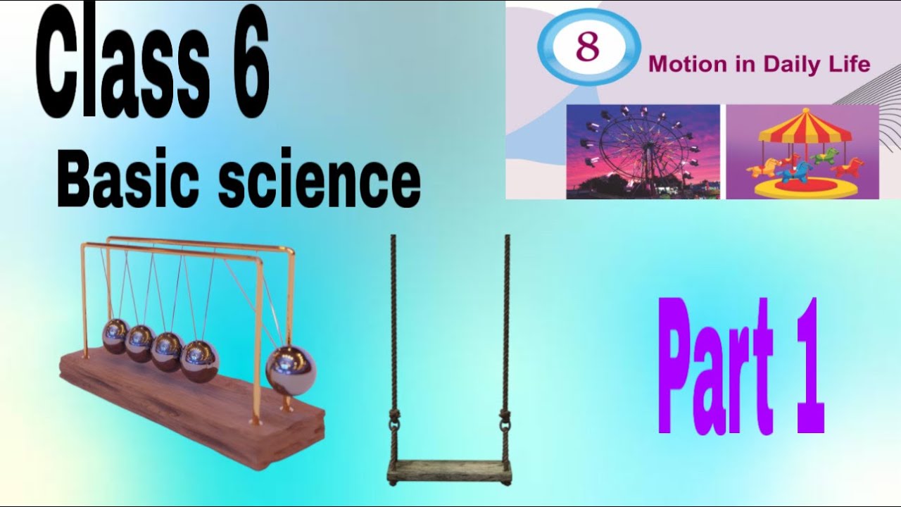 Class 6 Basic Science Chapter 8 | Motion in Daily Life | Simple Explanation