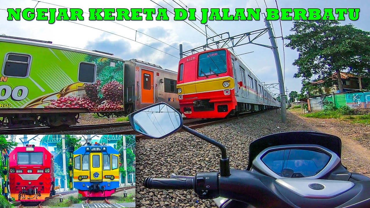 MOTORIDE Kejar Banyak Kereta Super Langka, CC 300, Galunggung, Kelud & Balapan Dgn KRL Di Jatinegara