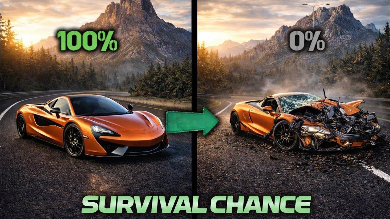 SPORTS CARS SURVIVAL CHANCE 💥 BeamNG.drive CRASH TEST