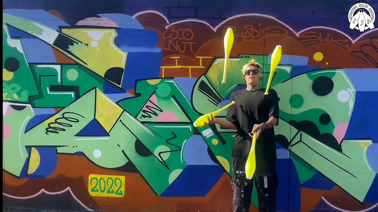 Club Juggling by Luciano Perico from Argentina I IJA Tricks of the Month