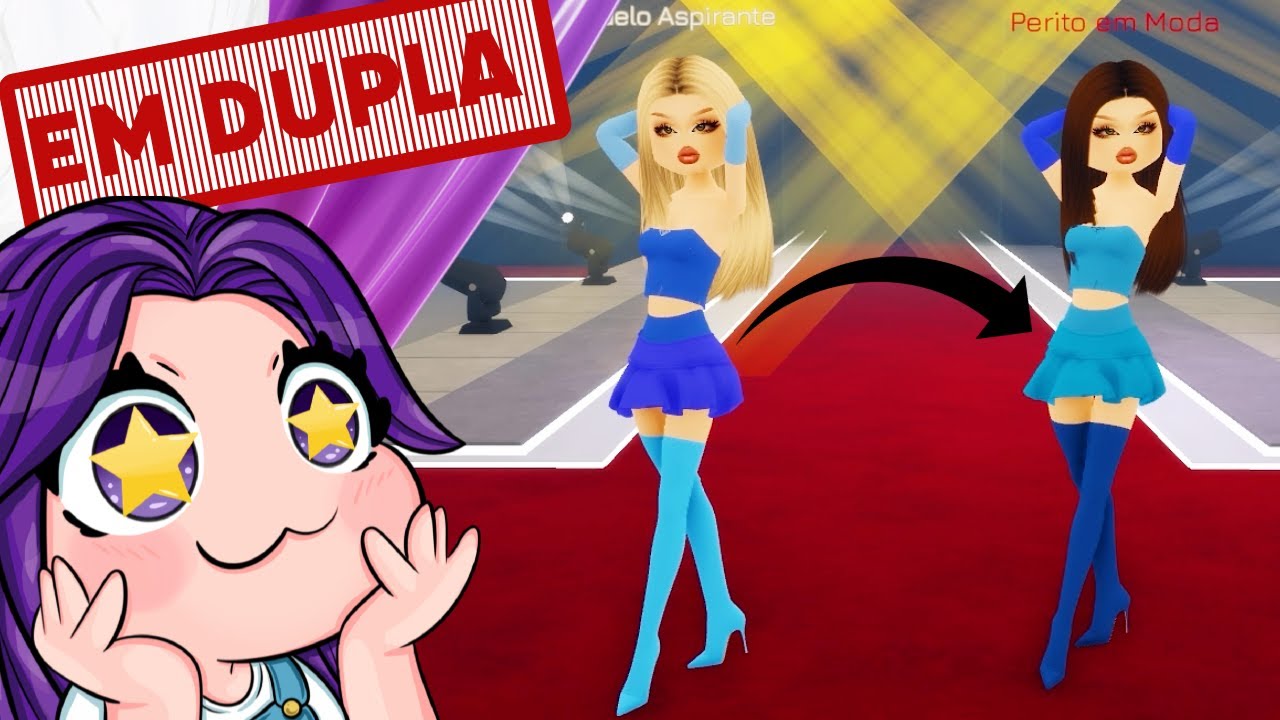 🤩SÓ PODE DESFILAR EM DUPLA no DRESS TO IMPRESS - Atualização