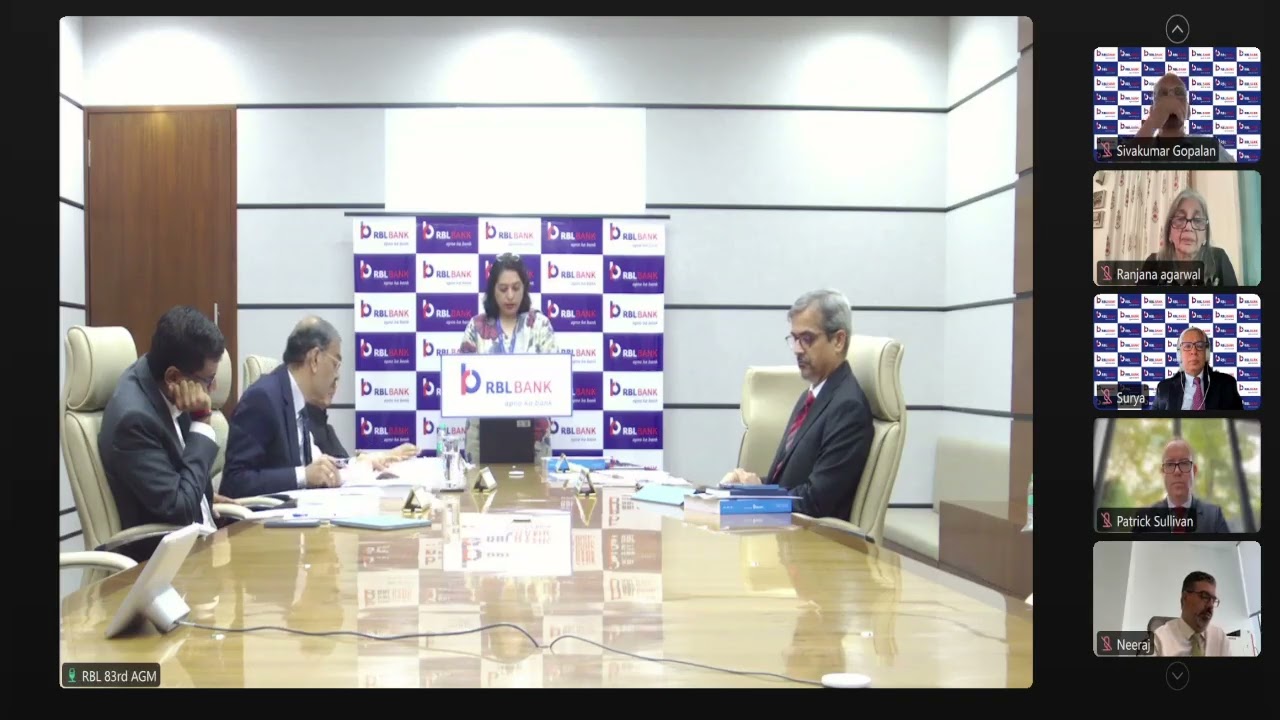 Video of the Proceedings of 83rd AGM of RBL Bank Limited held on September 2, 2026