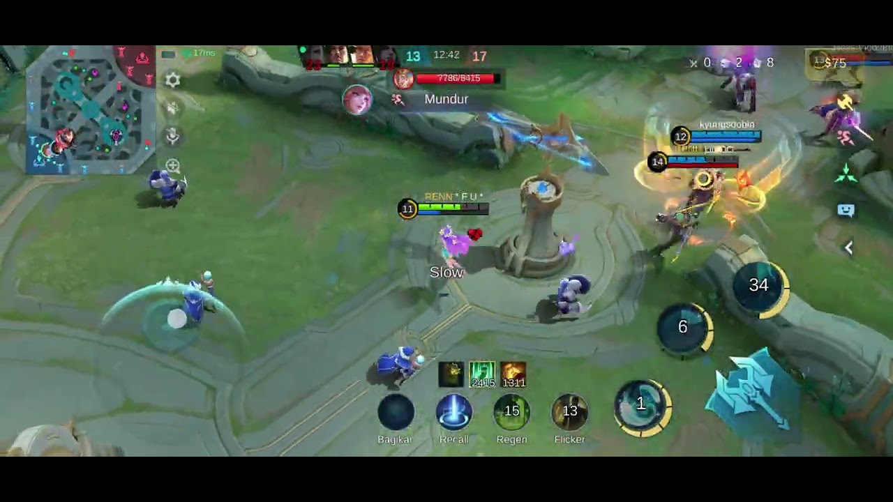 Roam Floryn Epic Come Back #mobilelegends #roamsupport #mlbb #roam 