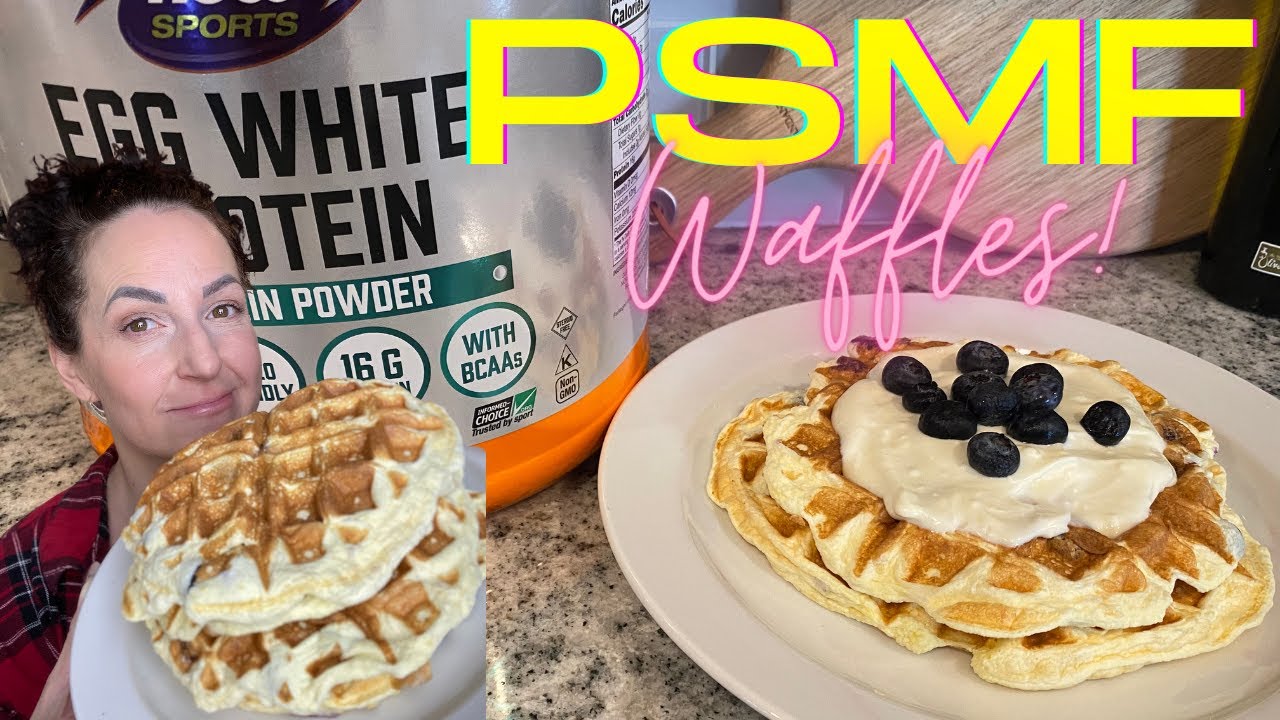 well i did it | PSMF waffles | making waffles with the PSMF bread recipe | janetgreta