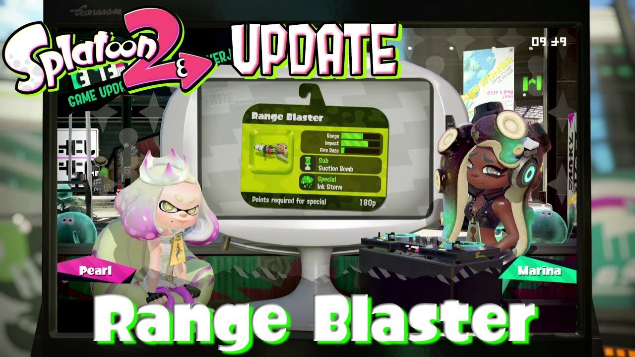 Splatoon 2 Update: Range Blaster Showcase