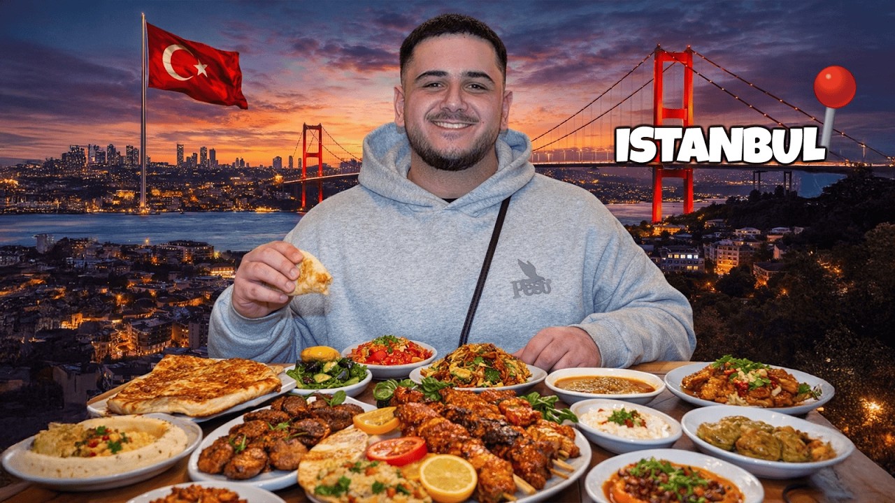 XXL ISTANBUL FOOD TOUR VLOG! 🇹🇷🥙😋