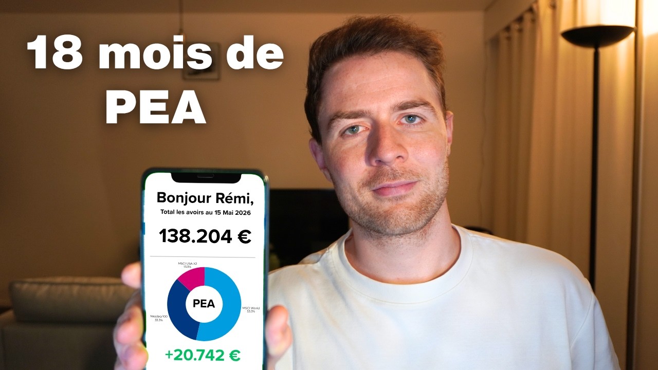 Mon PEA apr&egrave;s 18 mois d&rsquo;investissement (je te montre TOUT)