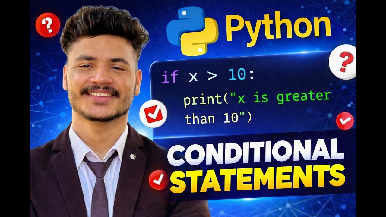 Learn Python Conditional Statements (if, elif, else) | Python for Beginners 🚀