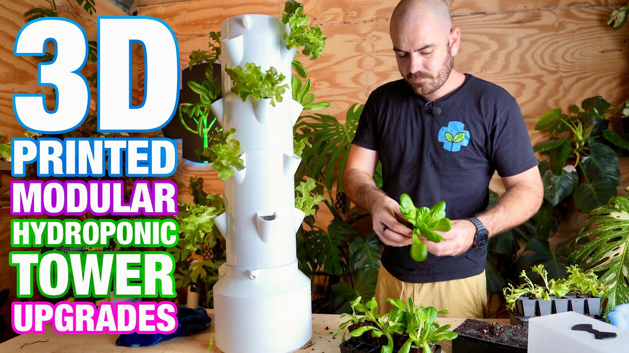 Modular Hydroponic Tower Upgrades