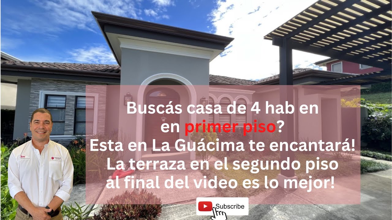 Venta de casa La Guacima 4 habitaciones  #costarica #bienesraices