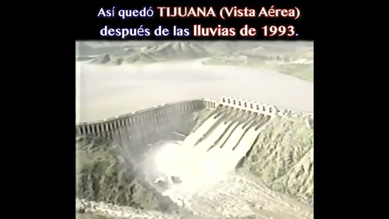 Tijuana 1992 inundaci&oacute;n lluvias