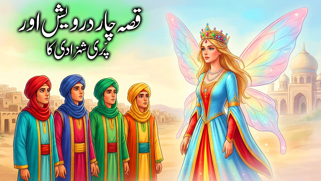 Kissa Char Dost aur Pari Shehzadi ka || Four friends and a fairy princess || urdu kahaniyan new