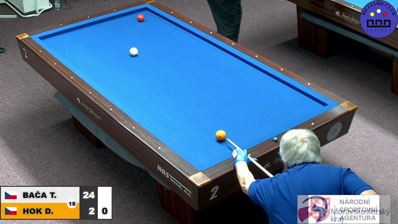 Czech Tournament | 3-cushion | Grand prix 3C | Q | Tomáš Bača v Dalibor Hok